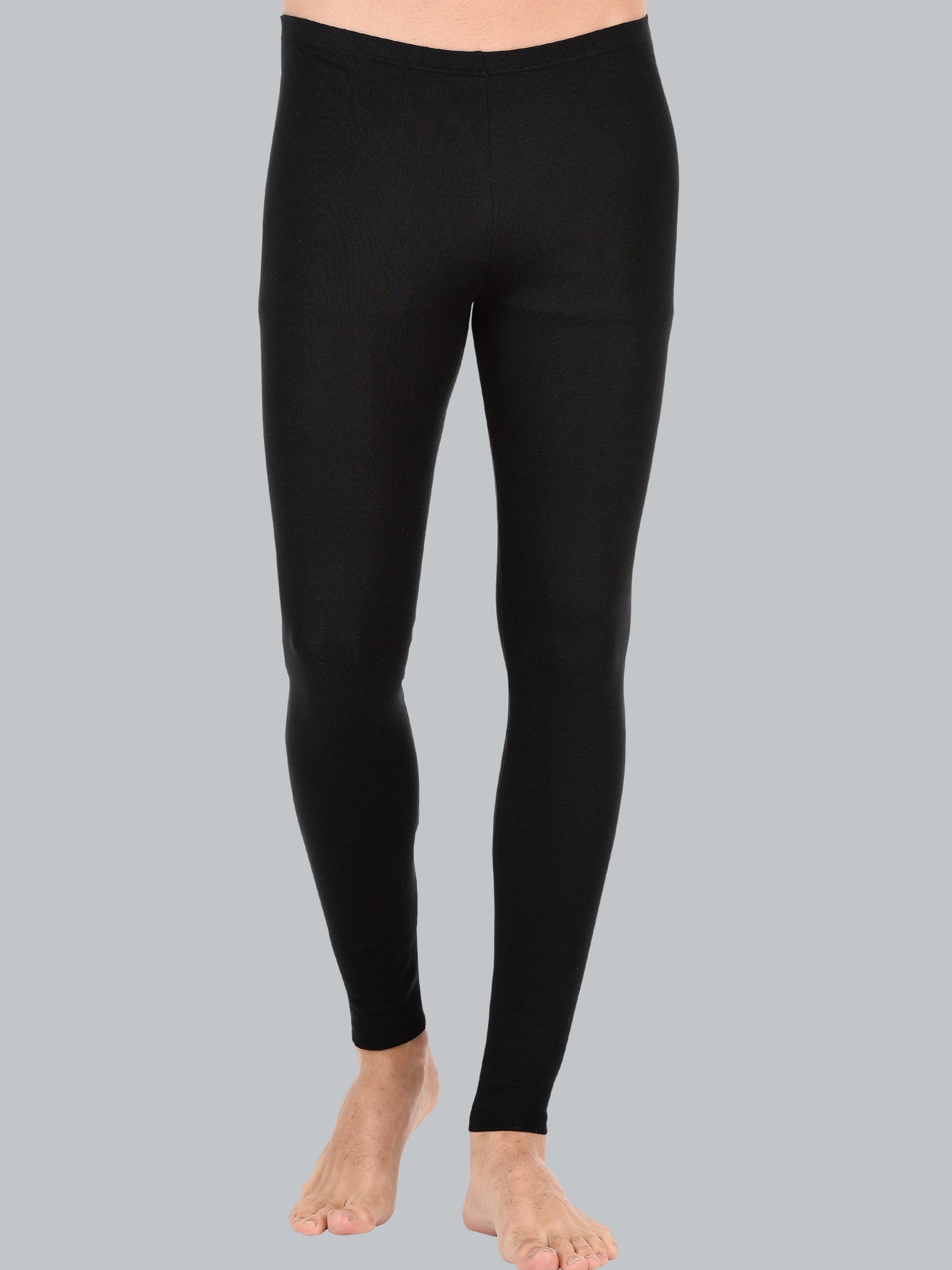 Leggings aus Baumwolle/Elastan Schwarz