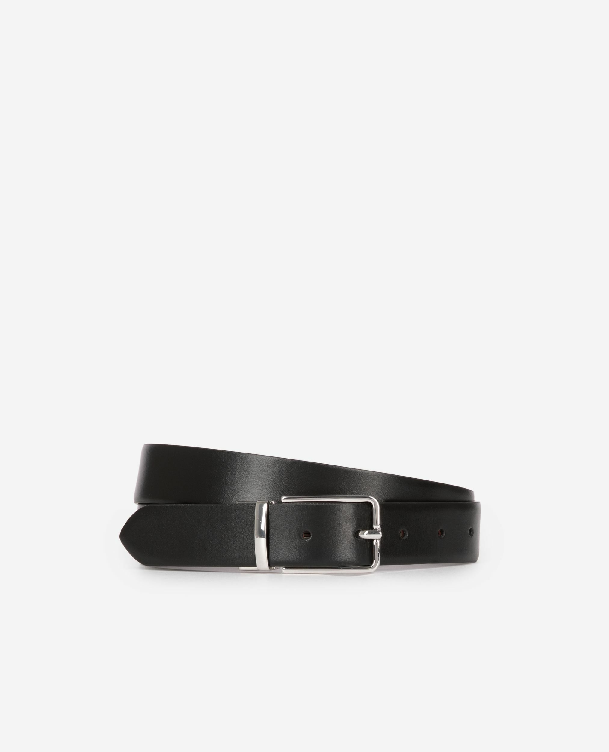 Ceinture réversible en cuir bicolore