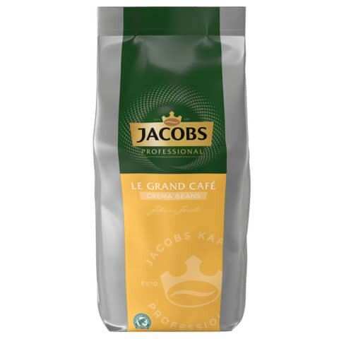 Jacobs Professional Crema Beans ganze Kaffeebohnen 1000g MHD:14.8.25