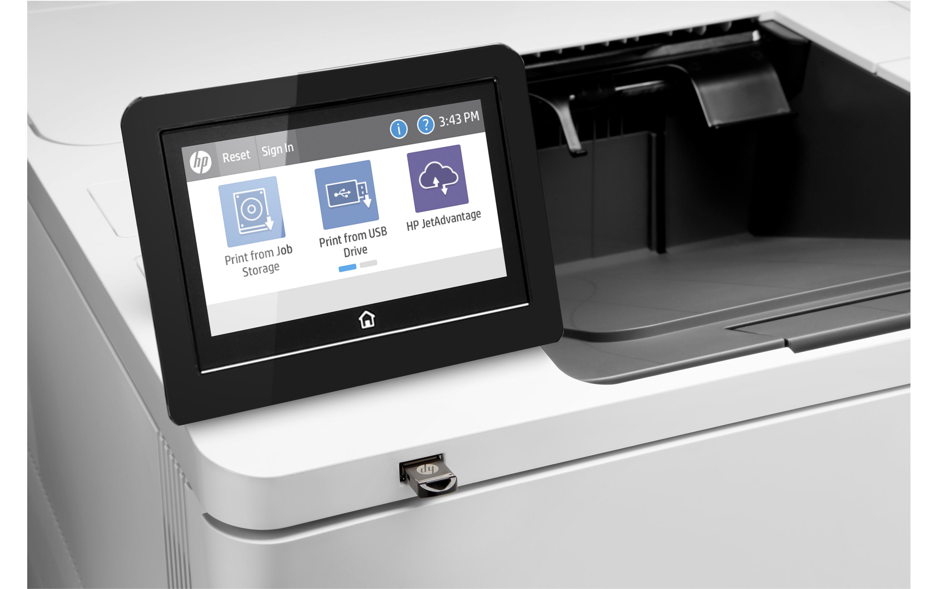 Drucker LaserJet Enterprise M611dn<br>Schneller, netzwerkfähiger A4-Monolaser-Drucker mit automatischer Duplexeinheit