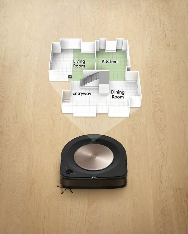 IROBOT IROBOT ROOMBA S9558  ROBOTSTØVSUGER Sort