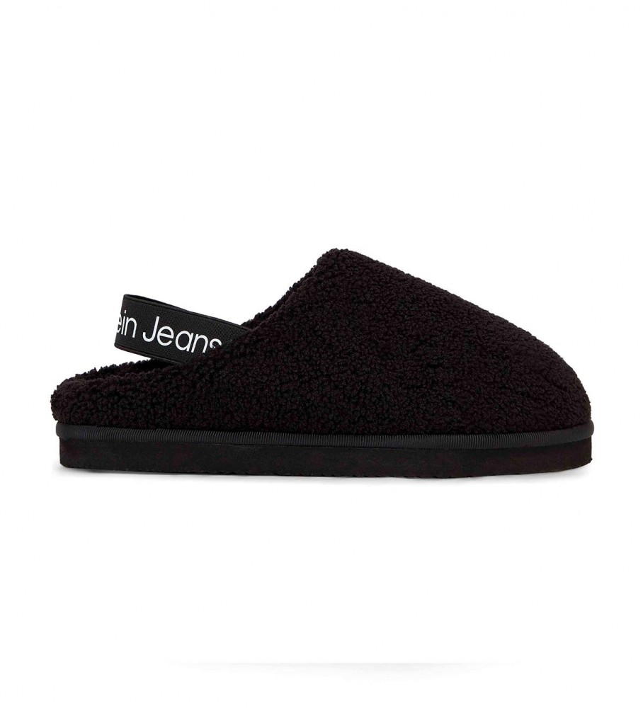 Calvin Klein Jeans Pantuflas Home Clog Surfaces preto