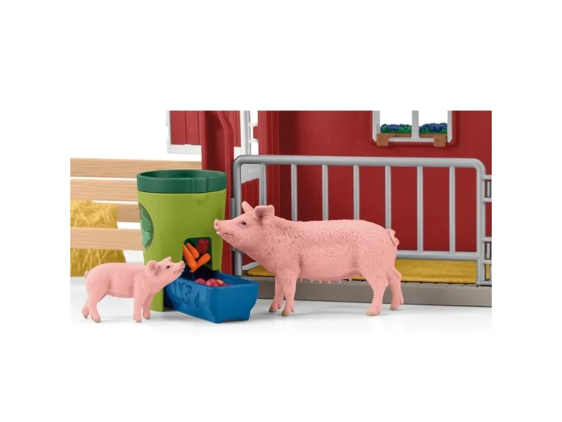 Schleich Red Barn with Animals and Accessories
