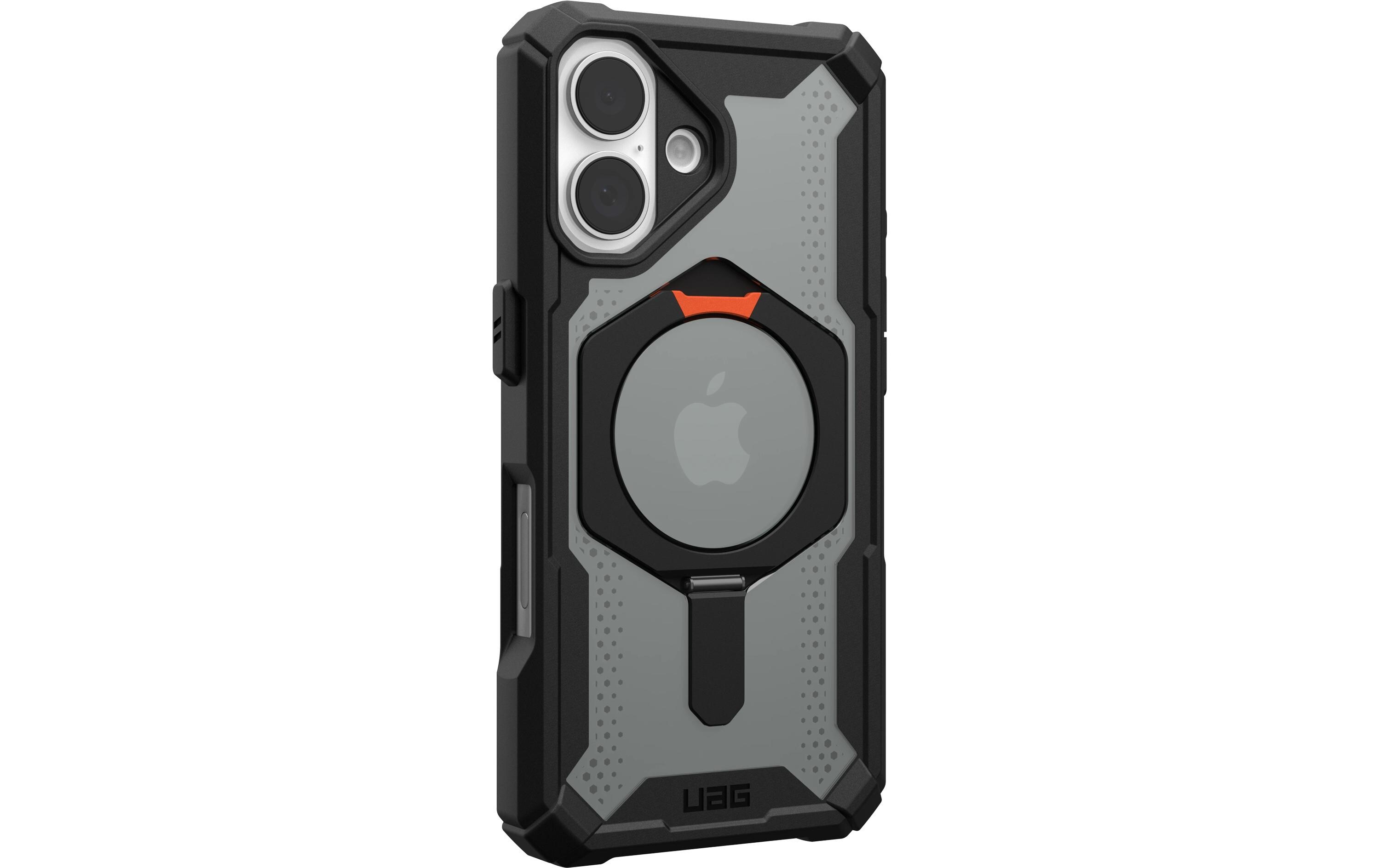 Back Cover Plasma XTE iPhone 16 Black/OrangeSchutzhülle für das Apple iPhone 16