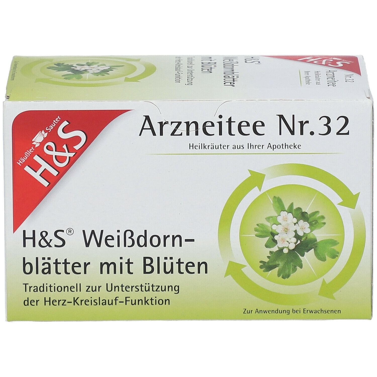 H&S Weissdornblätter mit Blüten Nr. 32