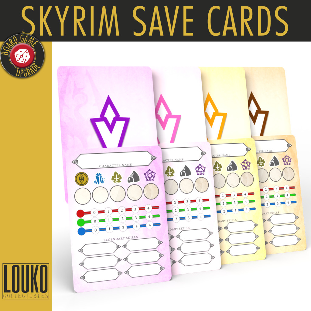 Cartes de sauvegarde réinscriptibles pour Skyrim – Le Jeu d'Aventure.