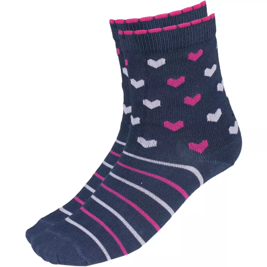 TupTam Kinder Socken Mädchen Jungen Bunt Gemustert 6er Pack rosagrau