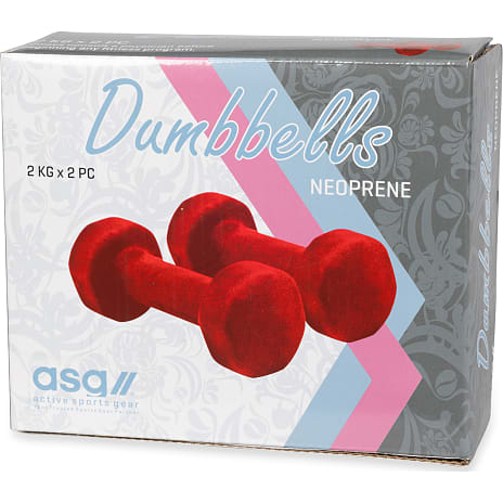 ASG neopren håndvægte 2 kg