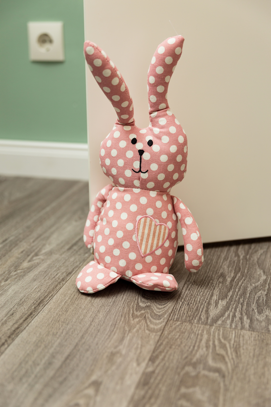 Türstopper HASE LEA - rosa - mit Herz