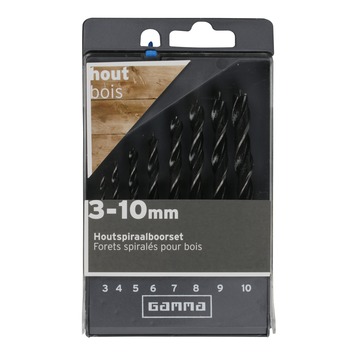 GAMMA houtboor set 7-delig