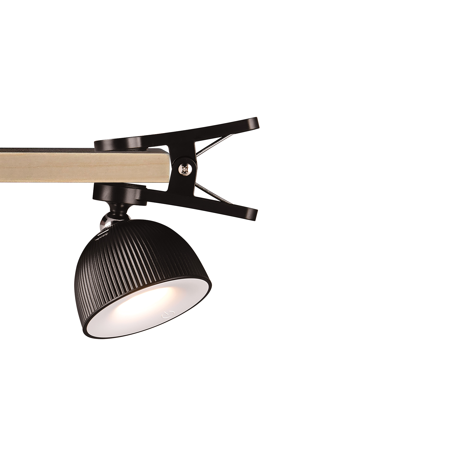 LED-Tischleuchte - schwarz - inklusive Touch-Bedienung und USB-Anschluss
