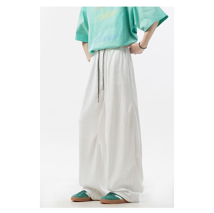 Priam - Hoge taille effen wijde broek