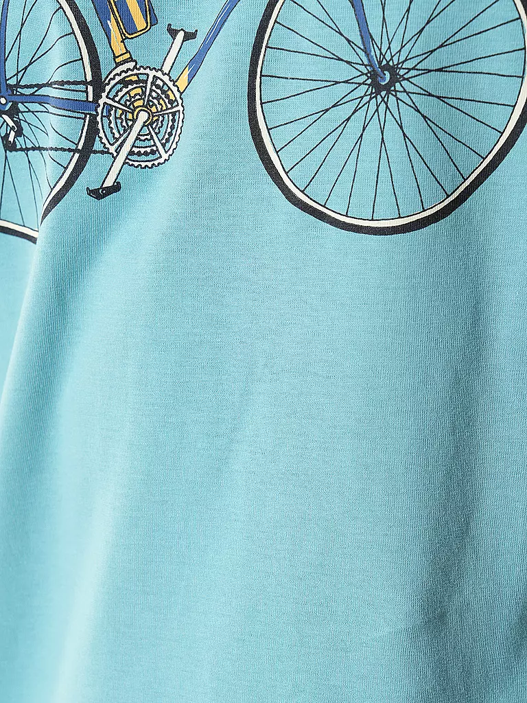 GREENBOMB T-Shirt GUIDE BIKE KNUT blau