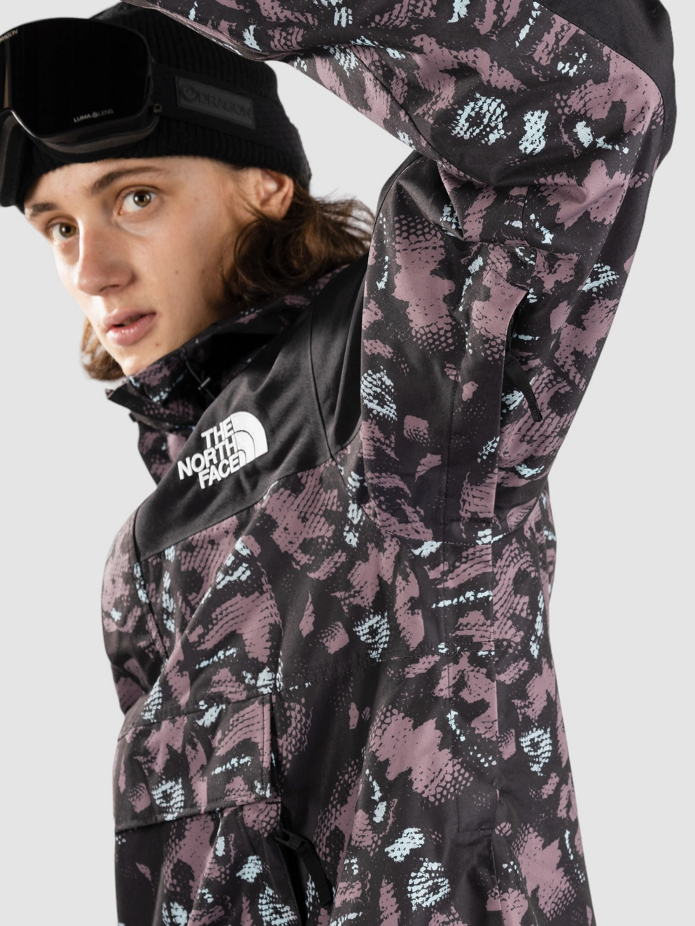 THE NORTH FACE Driftview Anorak fawn grey snake charmer