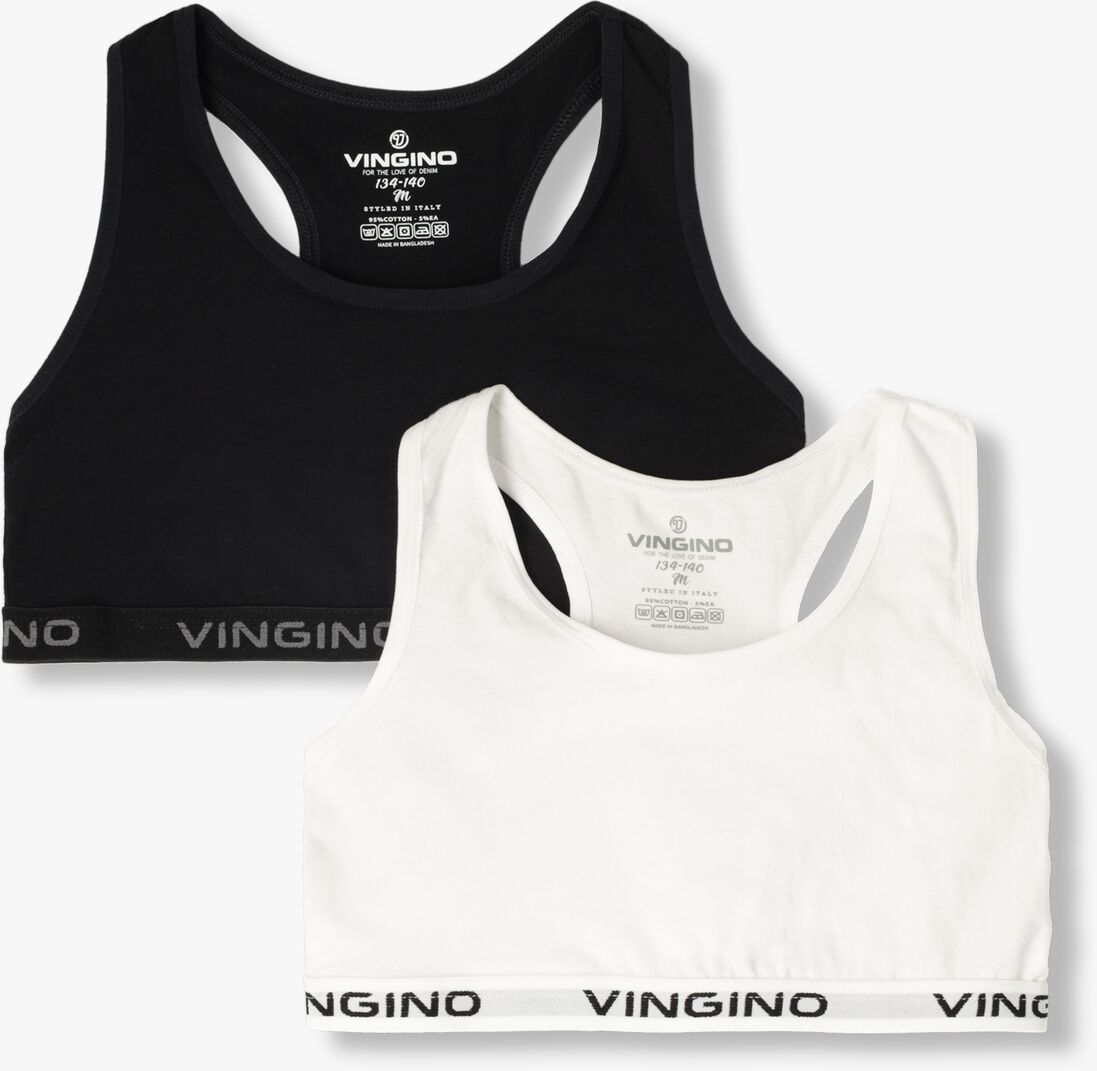 VINGINO zwarte vingino  girls racer (2-pack)