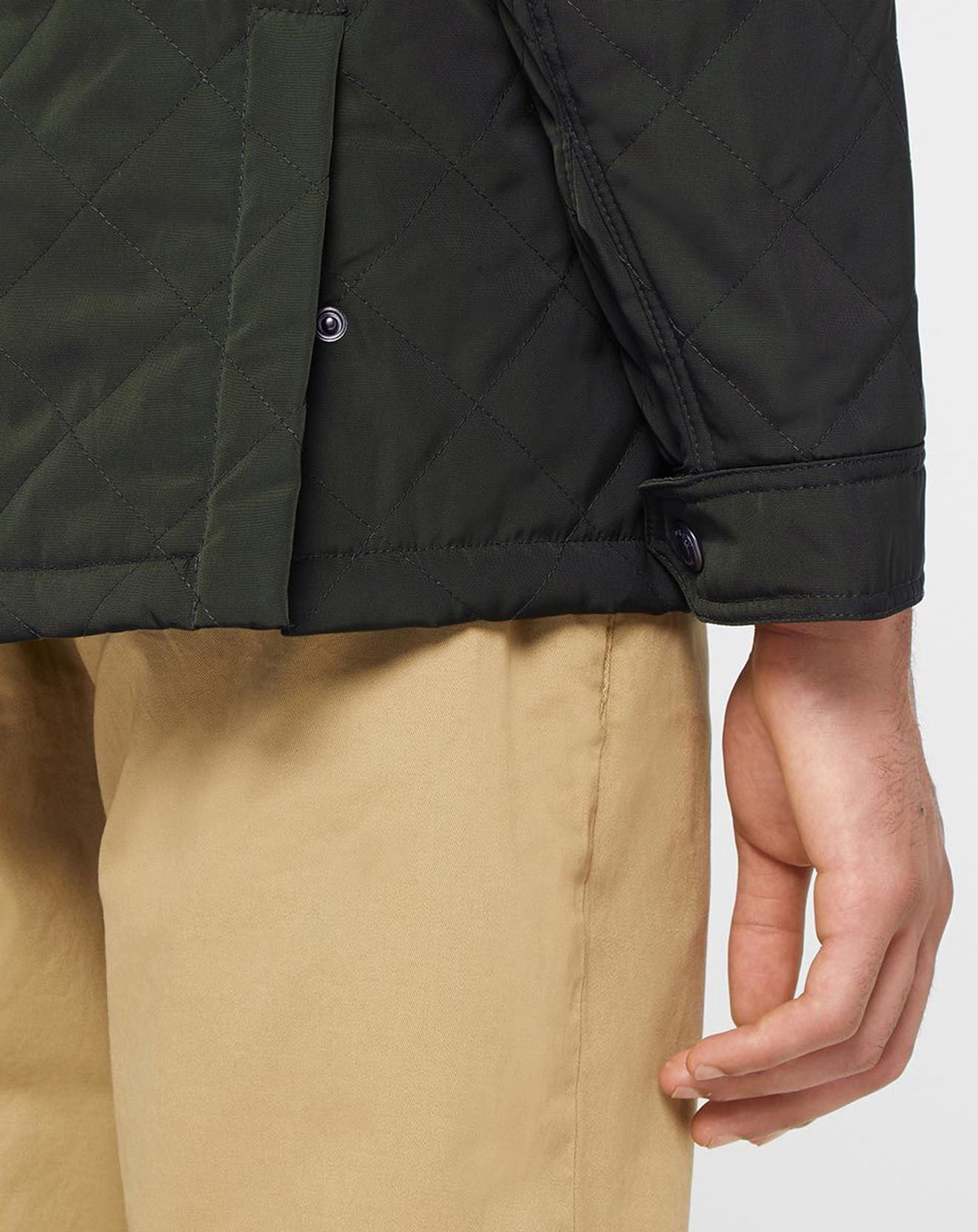 Hackett London Parka légère Olborne kaki