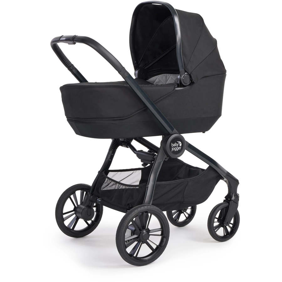 baby jogger Kinderwagen City Sights Rich Black inkl. Babywanne und Wetterschutz