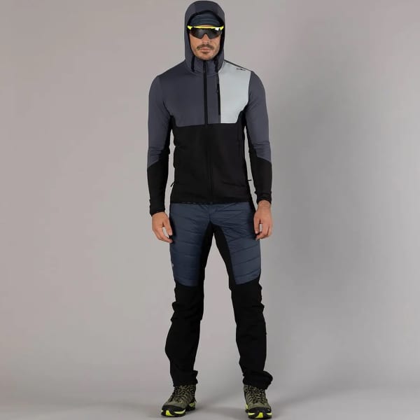Veste de ski CMP MAN STRETCH PERFORMANCE JACKET FIX HOOD BLACK