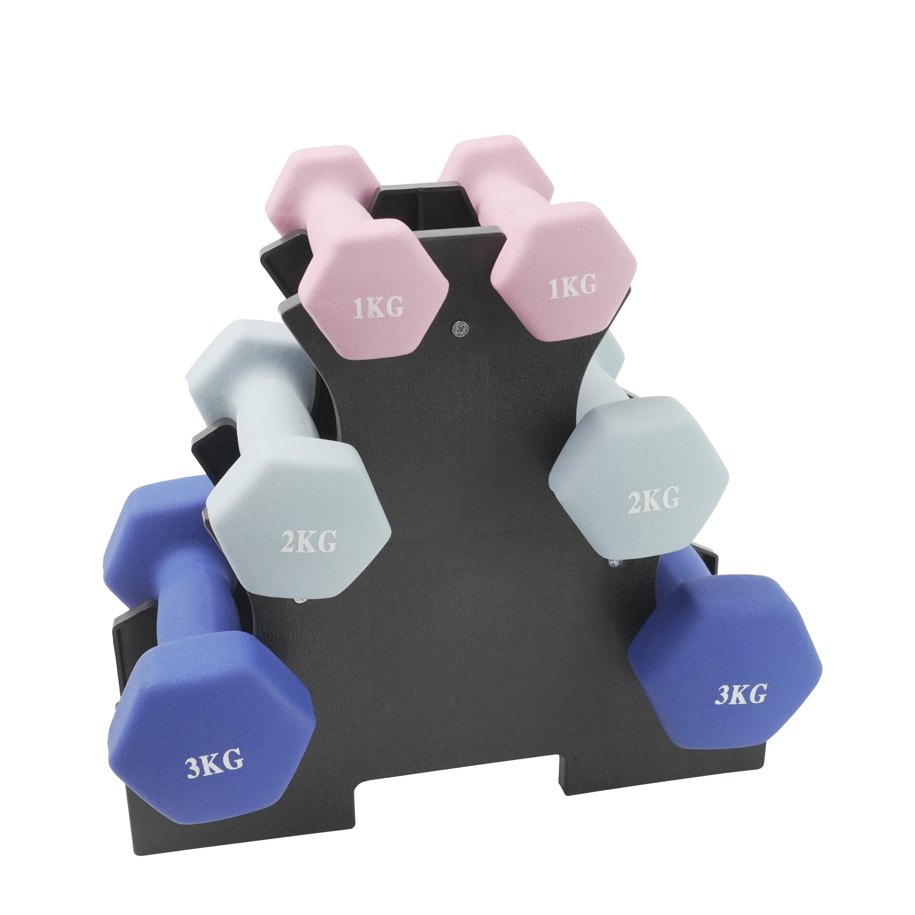 Kurzhantel Set 1 - 3 kg mit Ständer