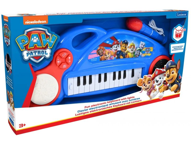 Lexibook Musikinstrument Paw Patrol Elektronisches Keyboard Elektronisches Multifunktions-Keyboard für Klavier- und Musikspass