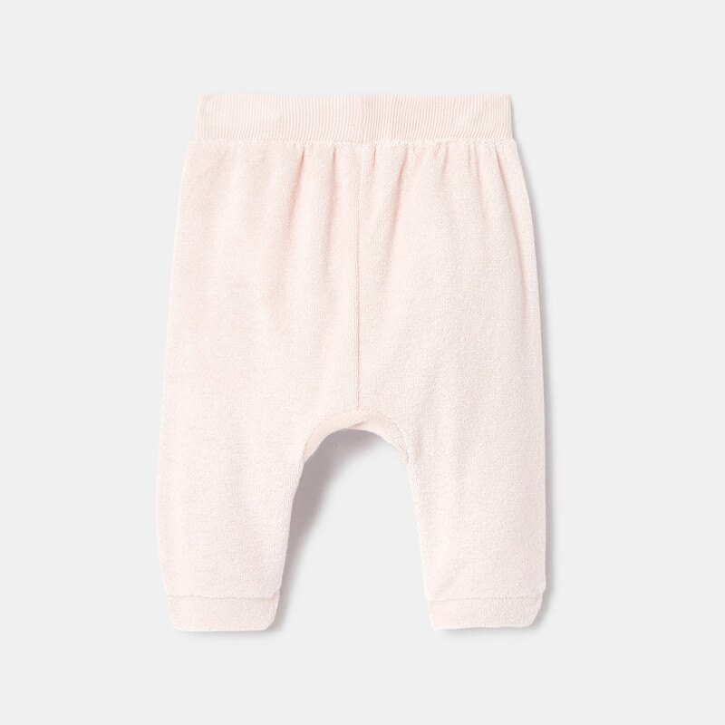 Pantalon de jogging uni en éponge rose naissance Absorba Rose