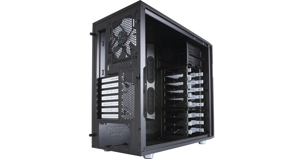Fractal DesignDefine R5 Black midi tower behuizing  (Zwart | 4x USB-A)