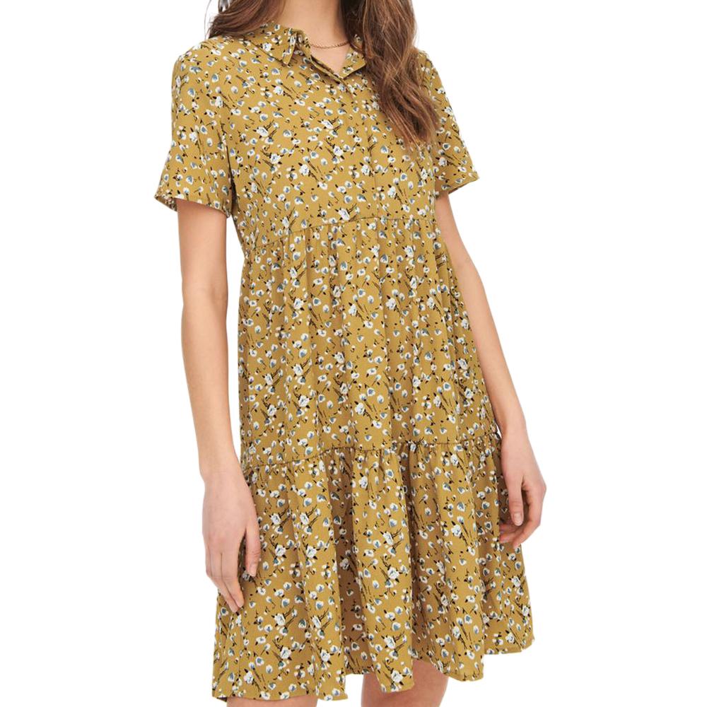 JDY Robe à fleurs Jaune Femme JDY Piper