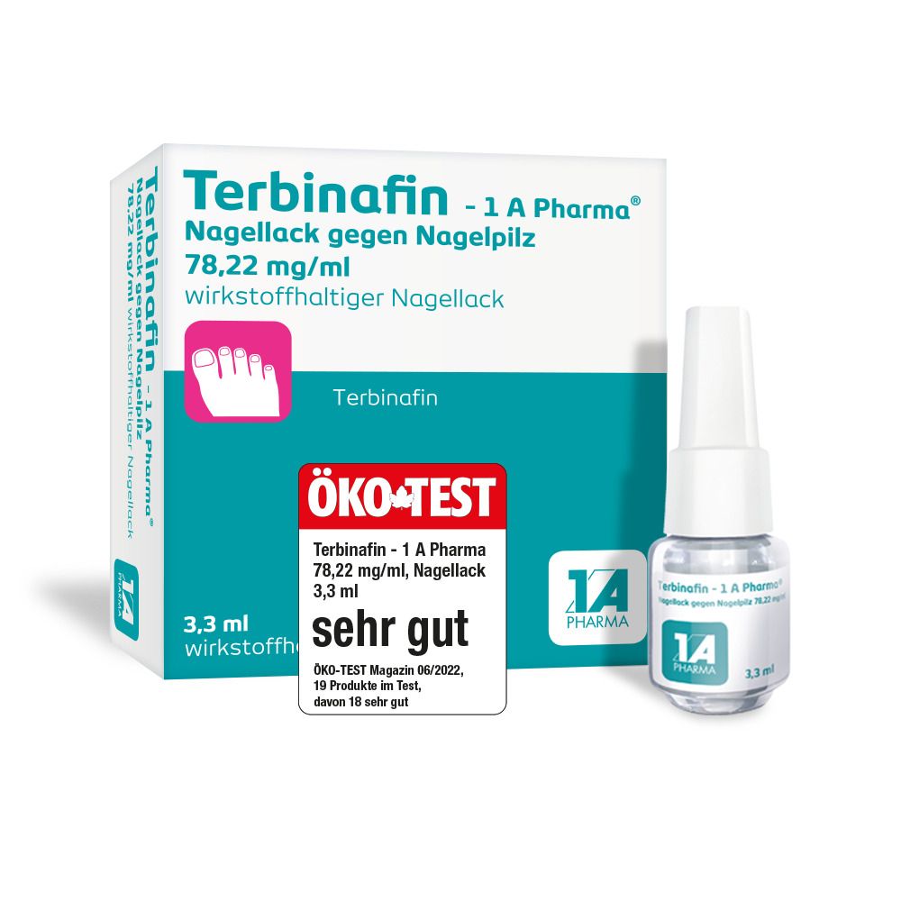 Terbinafin - 1 A Pharma® Nagellack gegen Nagelpilz
