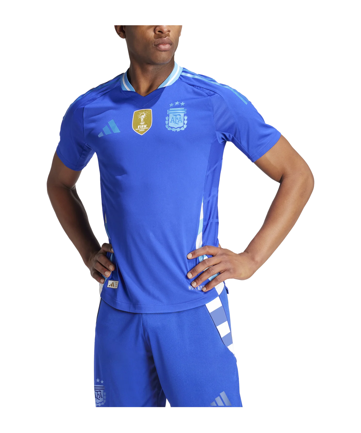 adidas Argentinien Auth. Trikot Away Copa America 2024 Blau