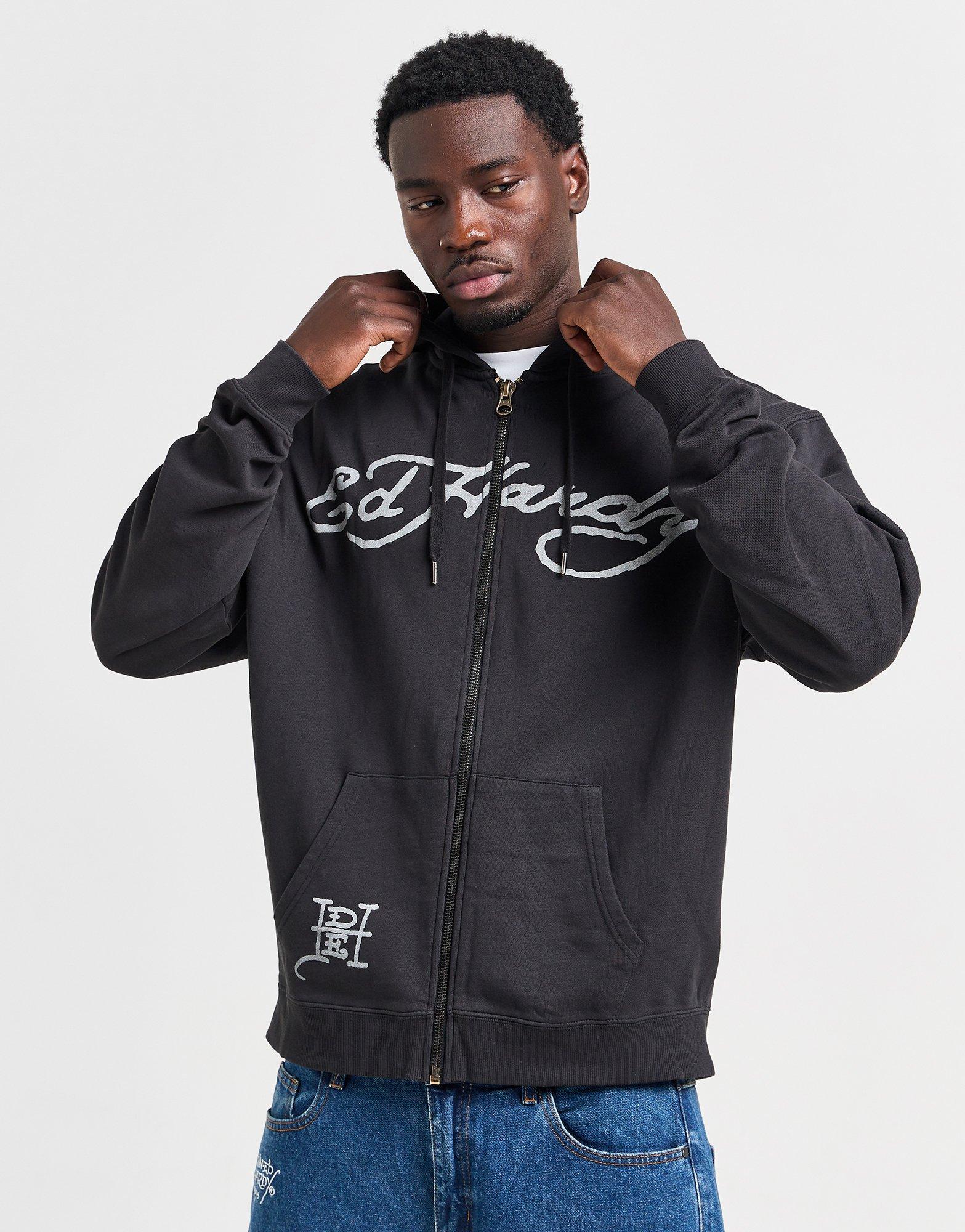 Ed Hardy Sweat à Capuche Love Kills Homme