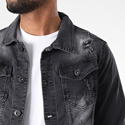 Veste Jean GJ3019 Gris Anthracite