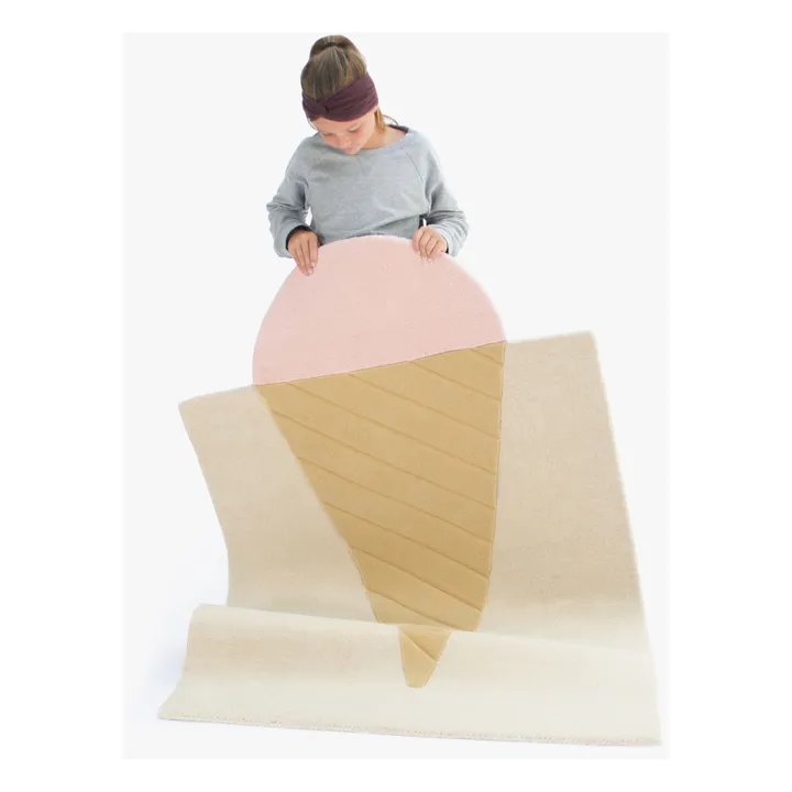 Maison Deux Tapis Glace en laine
