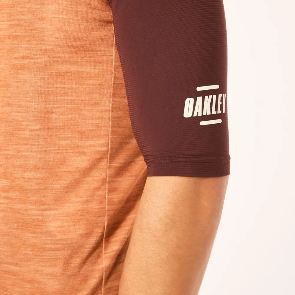 Oakley Off Grid Gravel Fietsshirt Korte Mouwen Oranje/Bruin Heren
