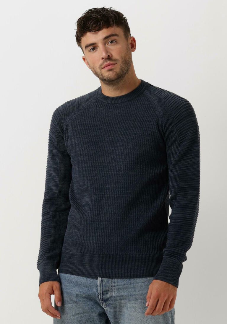 G-STAR RAW blauwe g-star raw trui 3d biker r knit