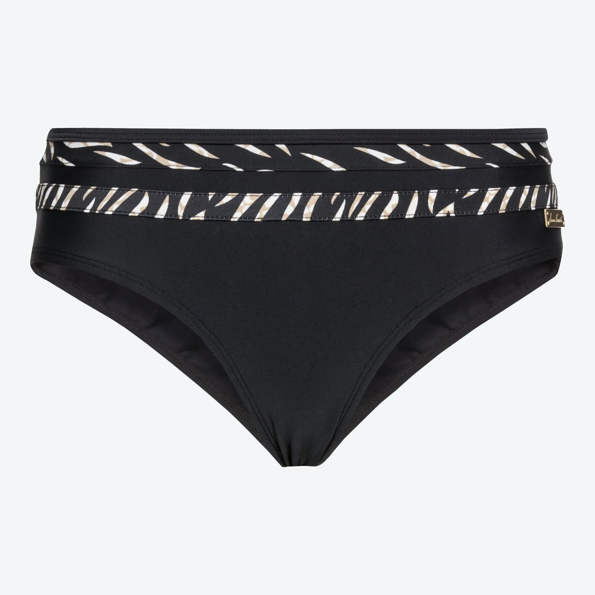 Damen-Bikinihose mit schicken Streifen