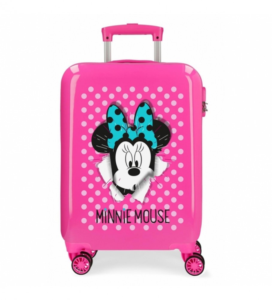 Mala de cabine Joumma Bags Minnie rgida 55cm Sunny Day Fucsia -38x55x20cm-