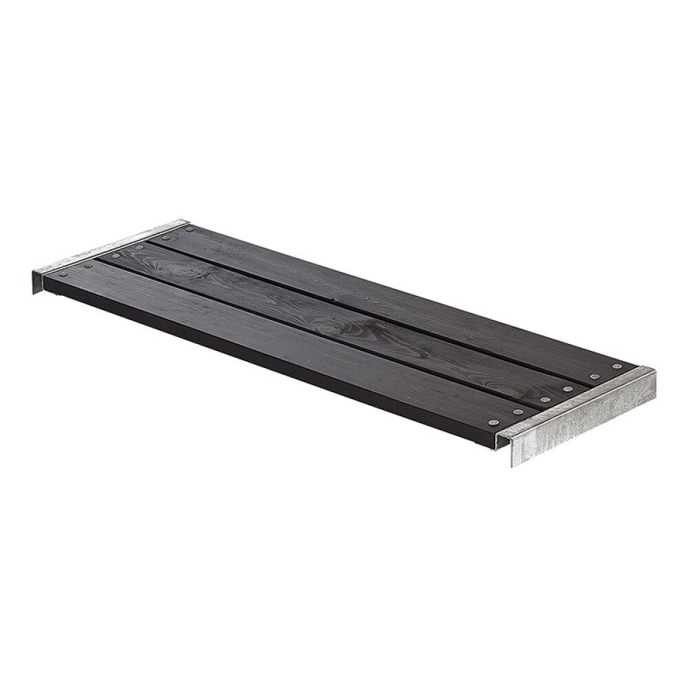 BENK PLUS CUBIC/PIPE SVART 120X36 CM