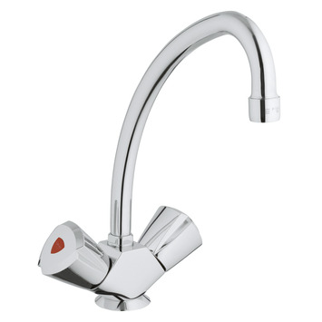 Grohe Keukenkraan Costa Trend 2-knops Chroom