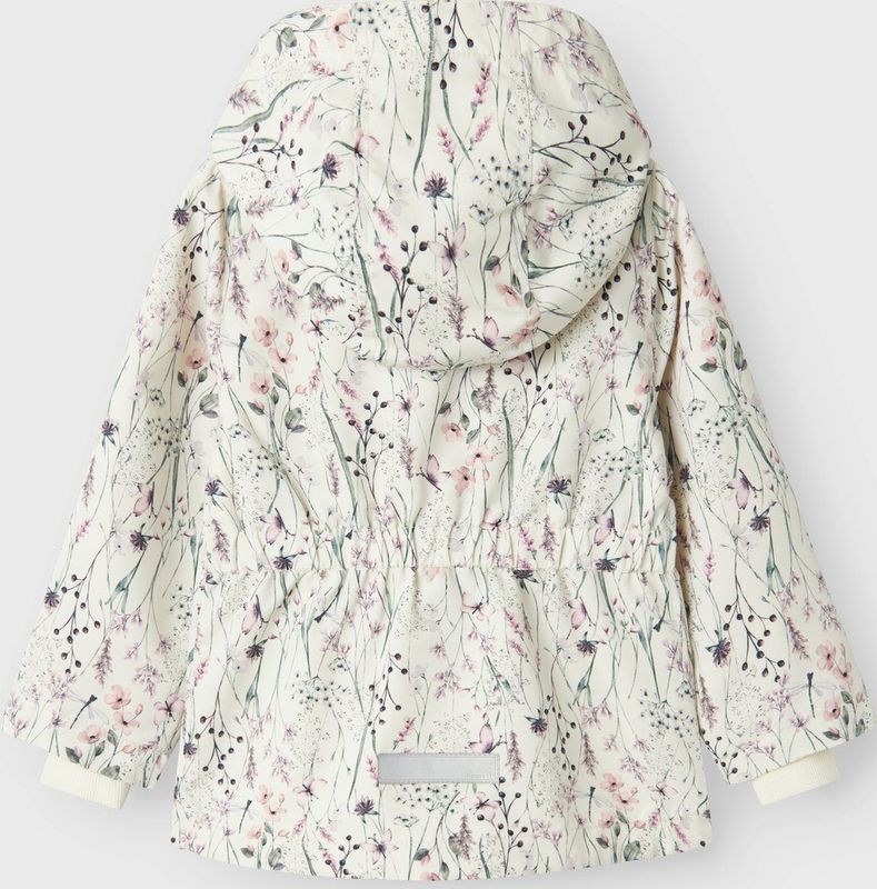 Name It - Nmfmaxi Li Jacket Aop - Tussenjas - Whisper White - Peuters