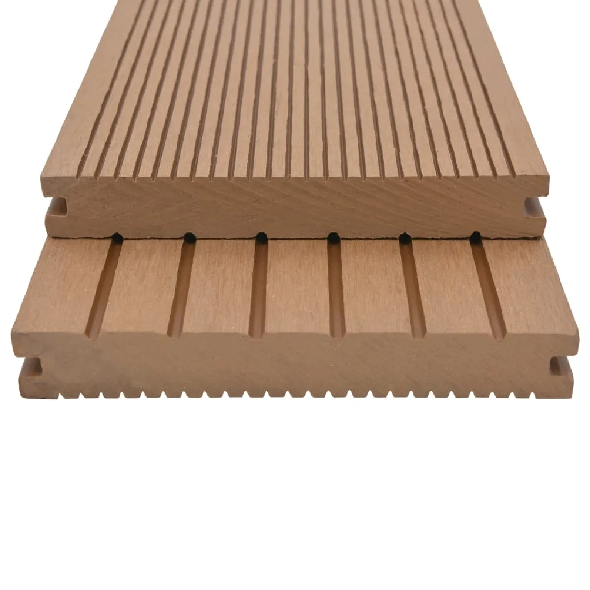 vidaXL Panneaux de terrasse WPC 20 m² Teck