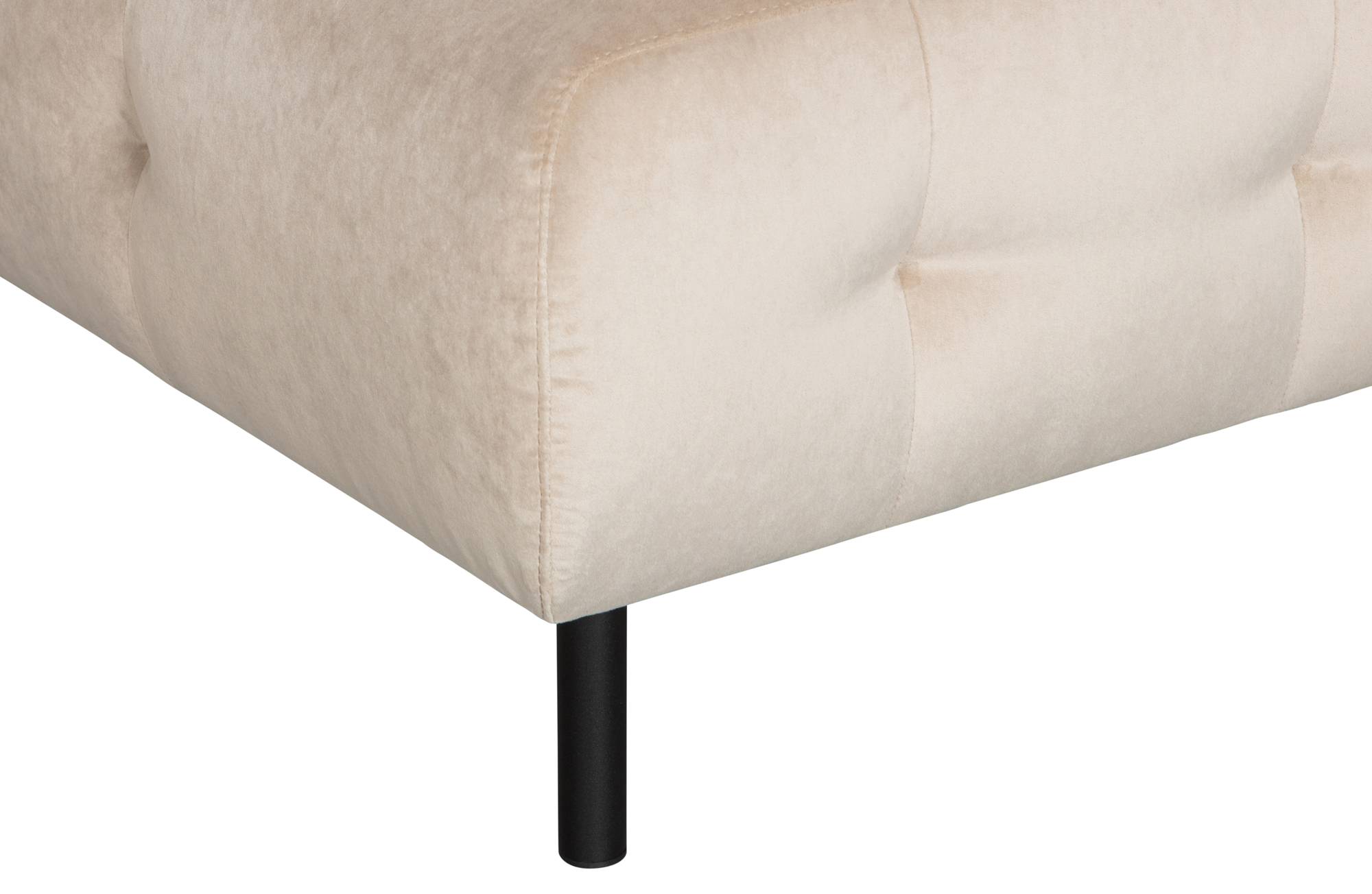 Hoekbank Lloyd gewassen fluweel - Rechts