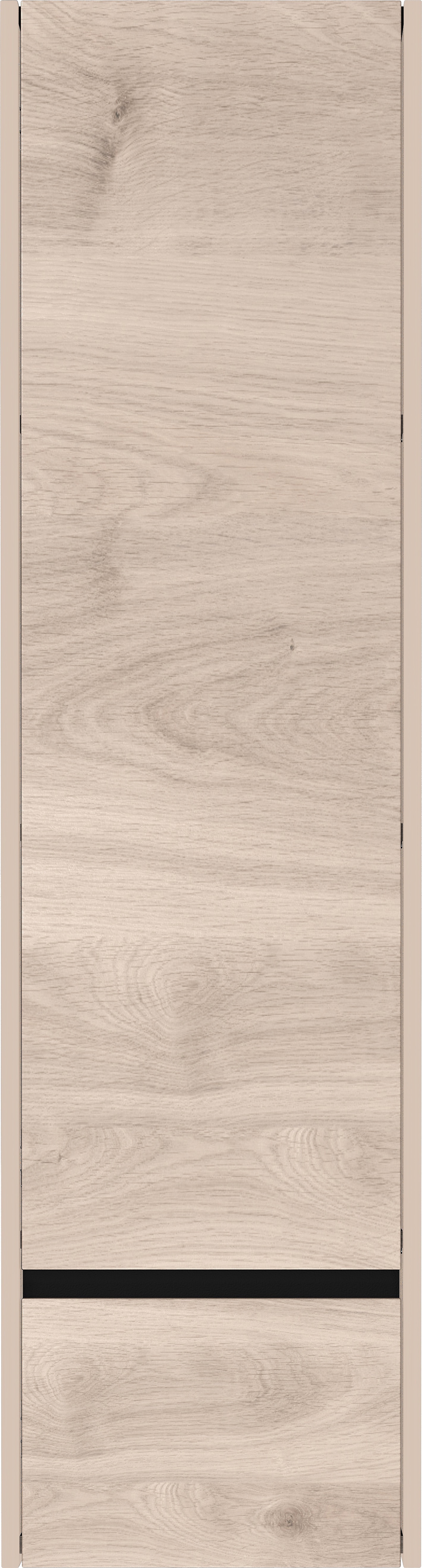 Hängeschrank EMMA 36 x 135 cm Castello-Eiche-Dekor beige/schwarz