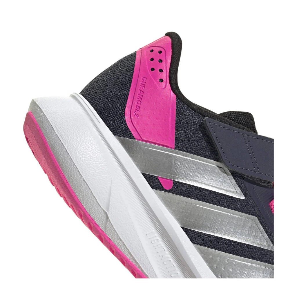 adidas Sportswear Duramosneakers zwart/roze/wit