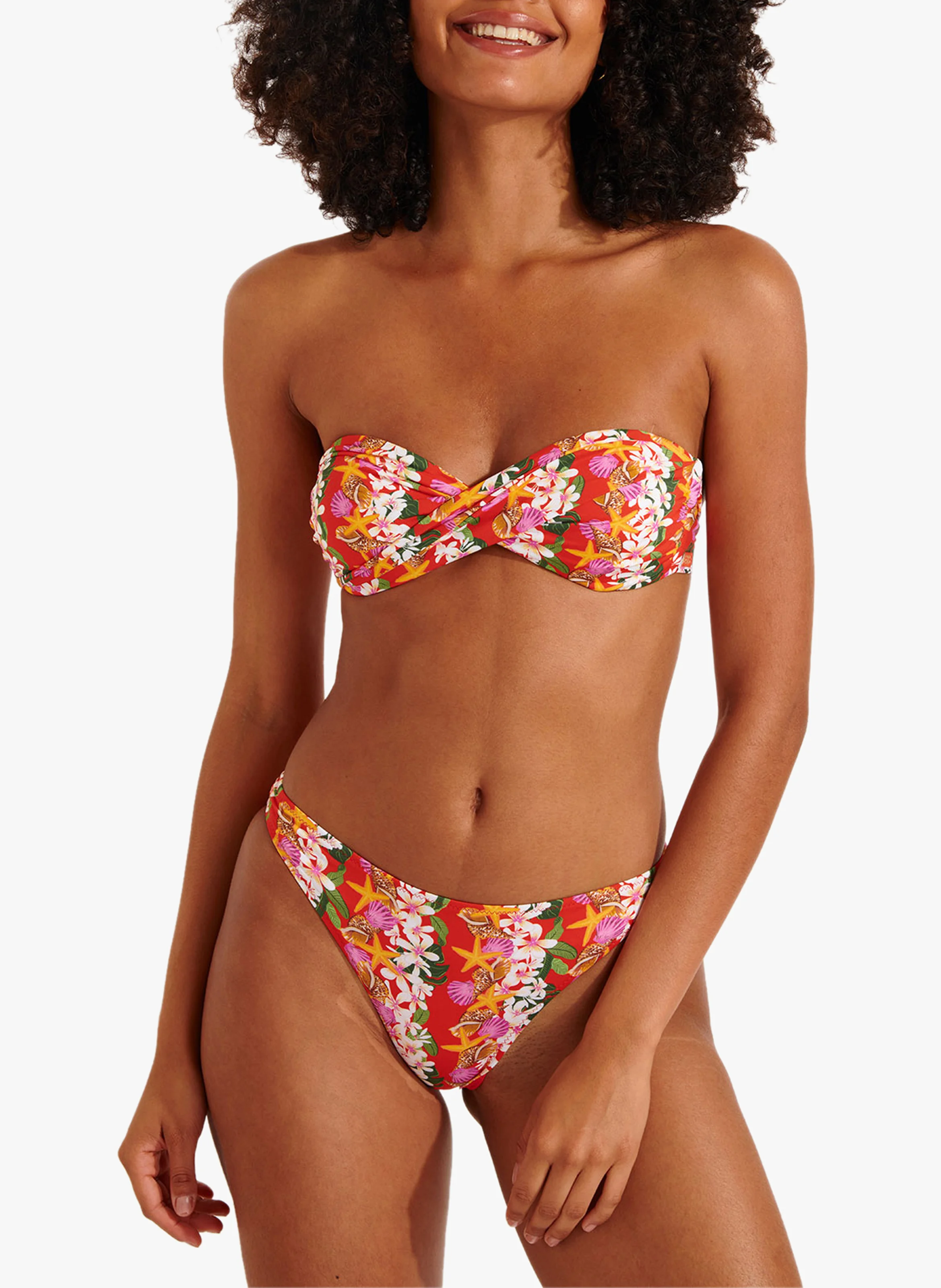 DUCA SHELLBAY - Culotte de maillot de bain | Rouge