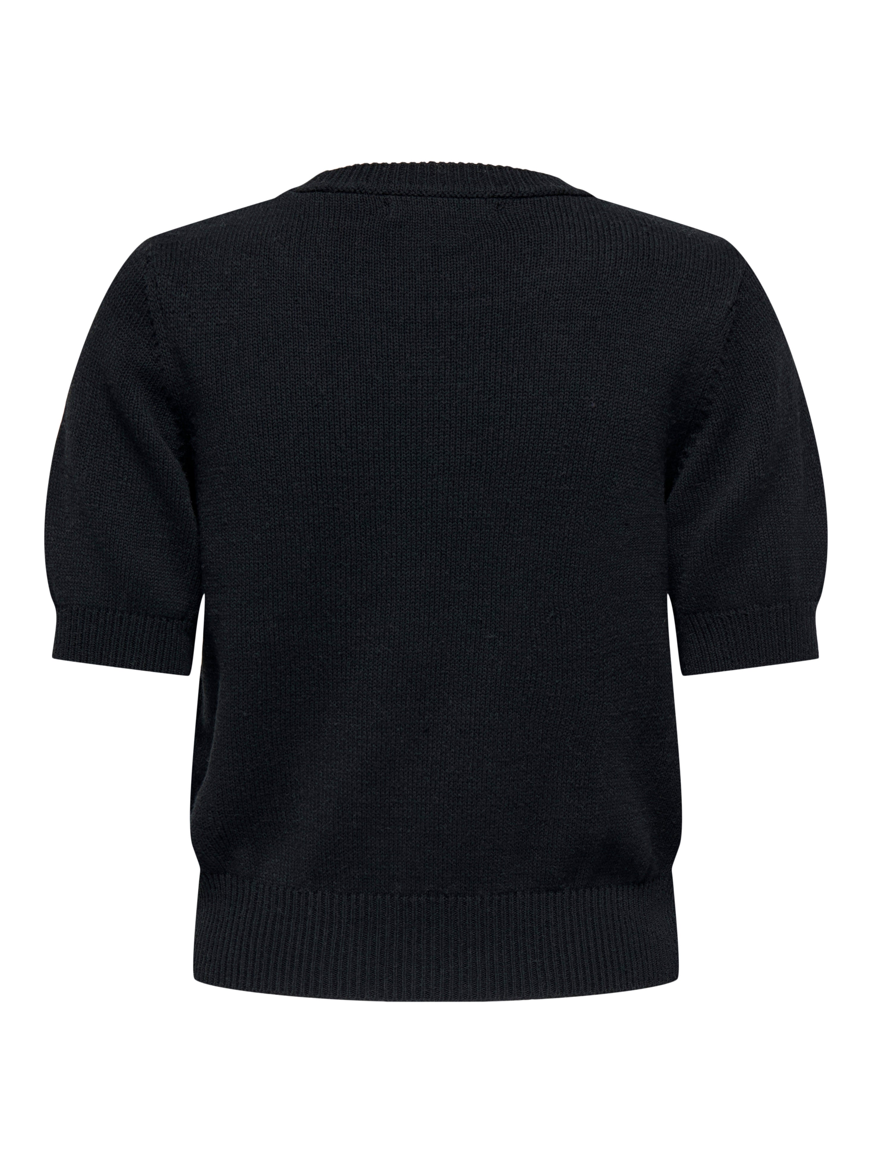 ONLJULES Gestricktes Oberteil Black