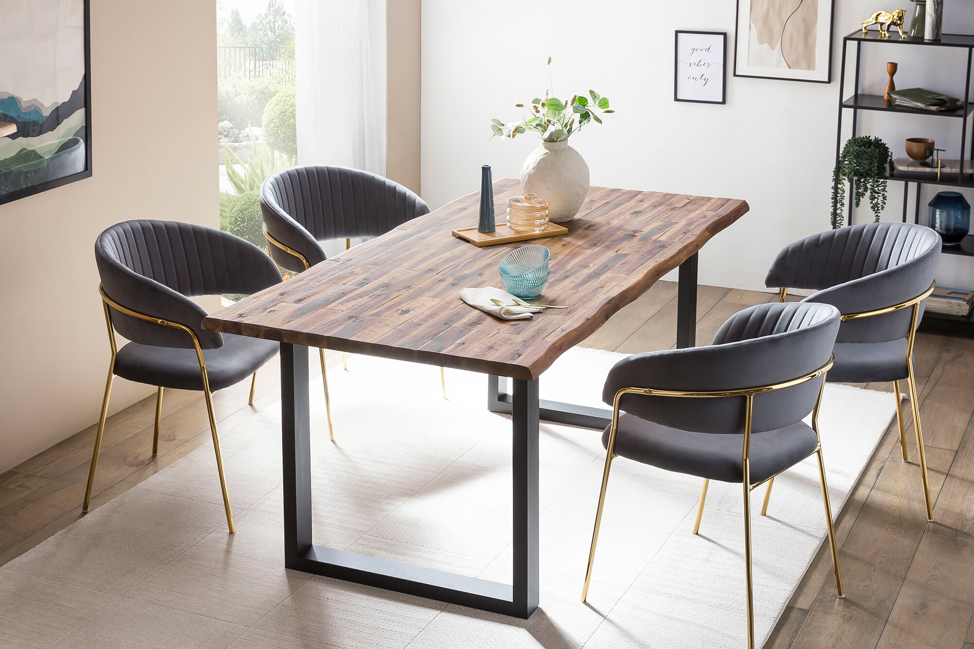 Esstisch 160x90 cm Esszimmertisch Küchentisch Tisch Holztisch