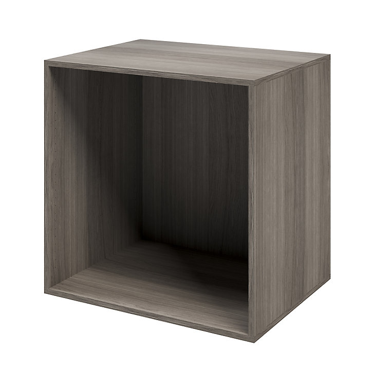 Caisson effet chêne grisé GoodHome Atomia H. 75 x L. 75 x P. 58 cm