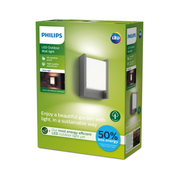 Philips buitenlamp Arbour LED antraciet 4W 800 lm