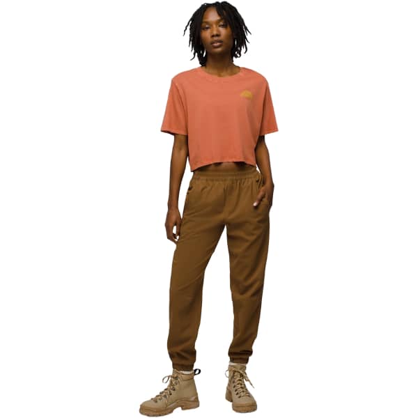 T-shirt PRANA EVERYDAY GRAPHIC CROP TEE W TERRACOTTA FESTIVAL