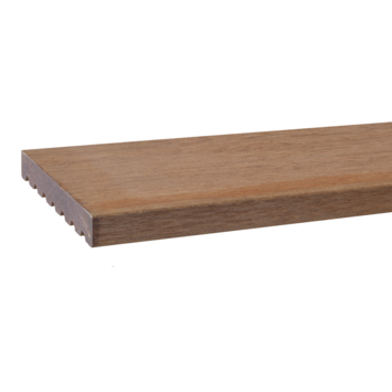 Vlonderplank Hardhout glad ca. 2,4x14,5 cm, lengte ca. 270 cm